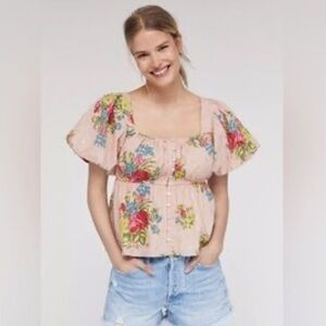 Anthropologie Love the Label top